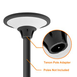 360°Ultra Bright LED Post Light | 8000lm | Solar & Hybrid Options