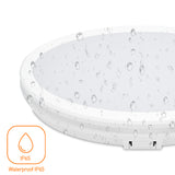 Oval LED Ceiling Light 3CCT Select IP65