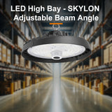 LED UFO High Bay Light 3CCT Tunable 3 Wattage Adjustable 3 Beam Angle Switchable